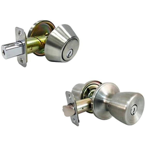 Taiwan Fu Hsing Industrial Taiwan Fu Hsing Industrial 224468 Tru-Guard Combination Lockset - Stainless Steel 224468 - main